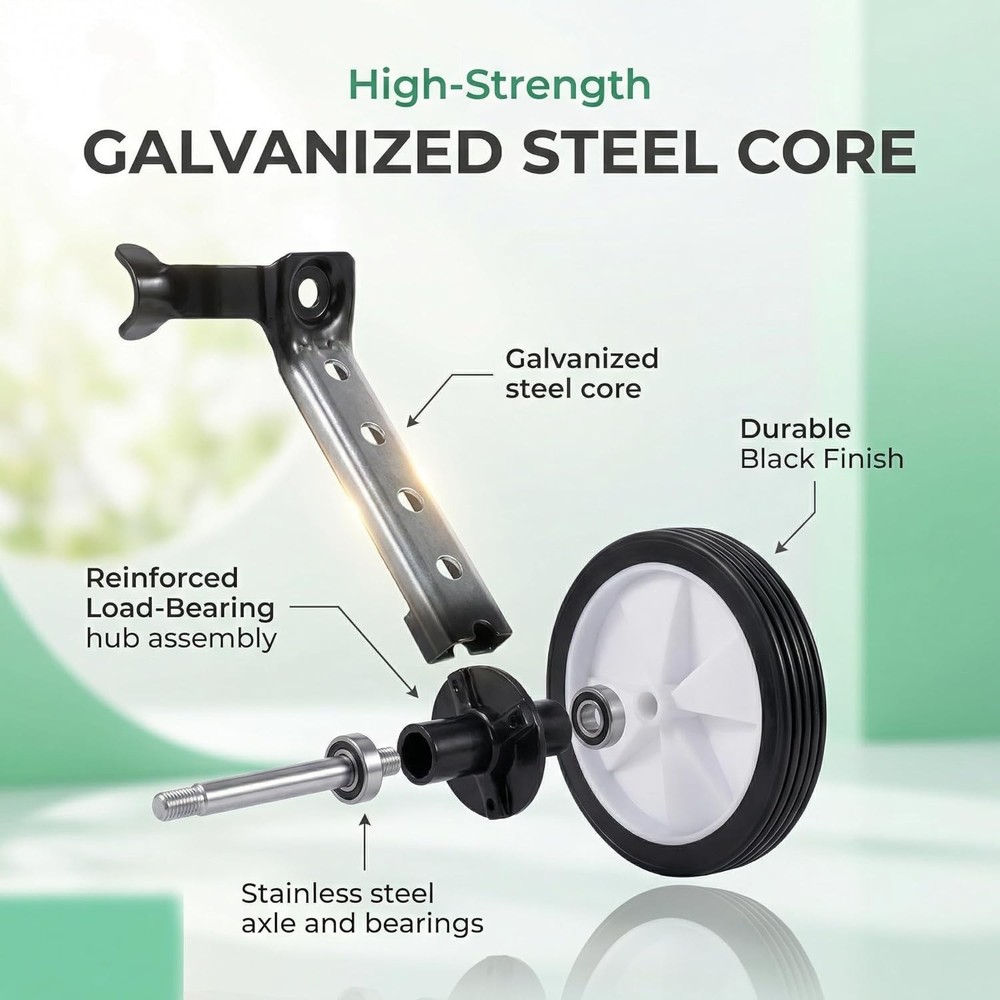 Variable Speed Bike Training Wheels Kit, Black