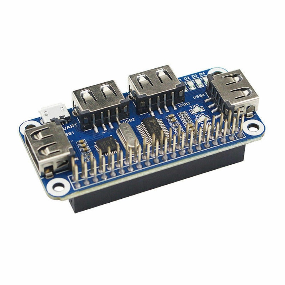 5V USB Hub Extension Board & Micro USB Converter & Cable For Raspberry Zero/W H