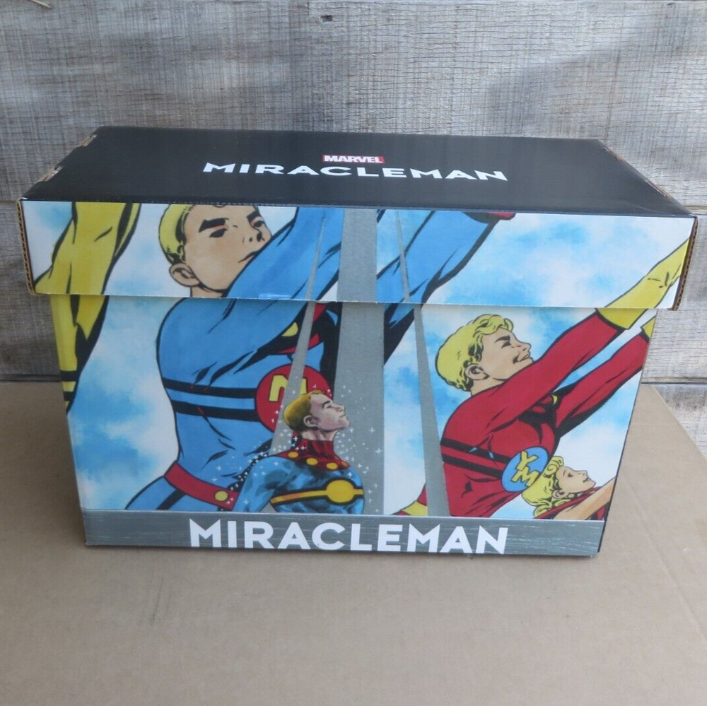 MIRACLEMAN Printed Comic Short Box Storage Marvel Graphic Cardboard Sturdy