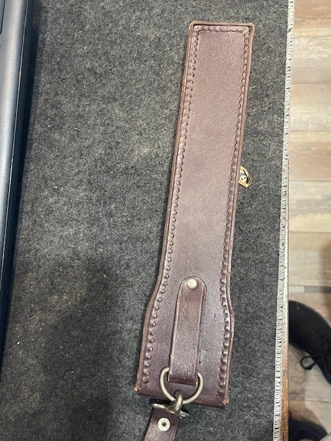 Vintage Post Versalog Leather Case + Strap + Belt Loop No Ruler-case only 12.5"