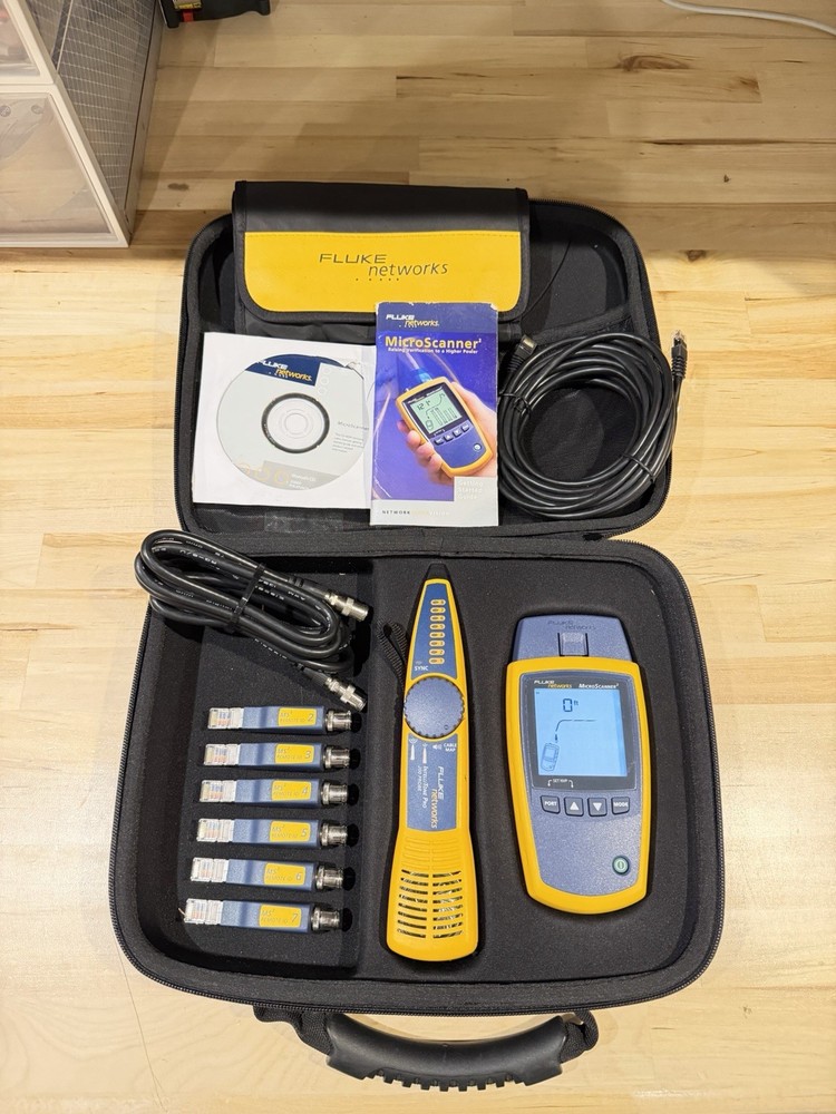 FLUKE NETWORKS MS2-KIT MICROSCANNER 2 & INTELLITONE PRO200 CABLE TEST KIT