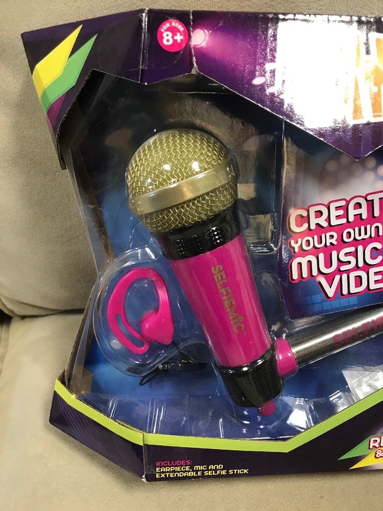 Selfie Mic Selfie Stick Microphone Sing Record Share Fun Gift