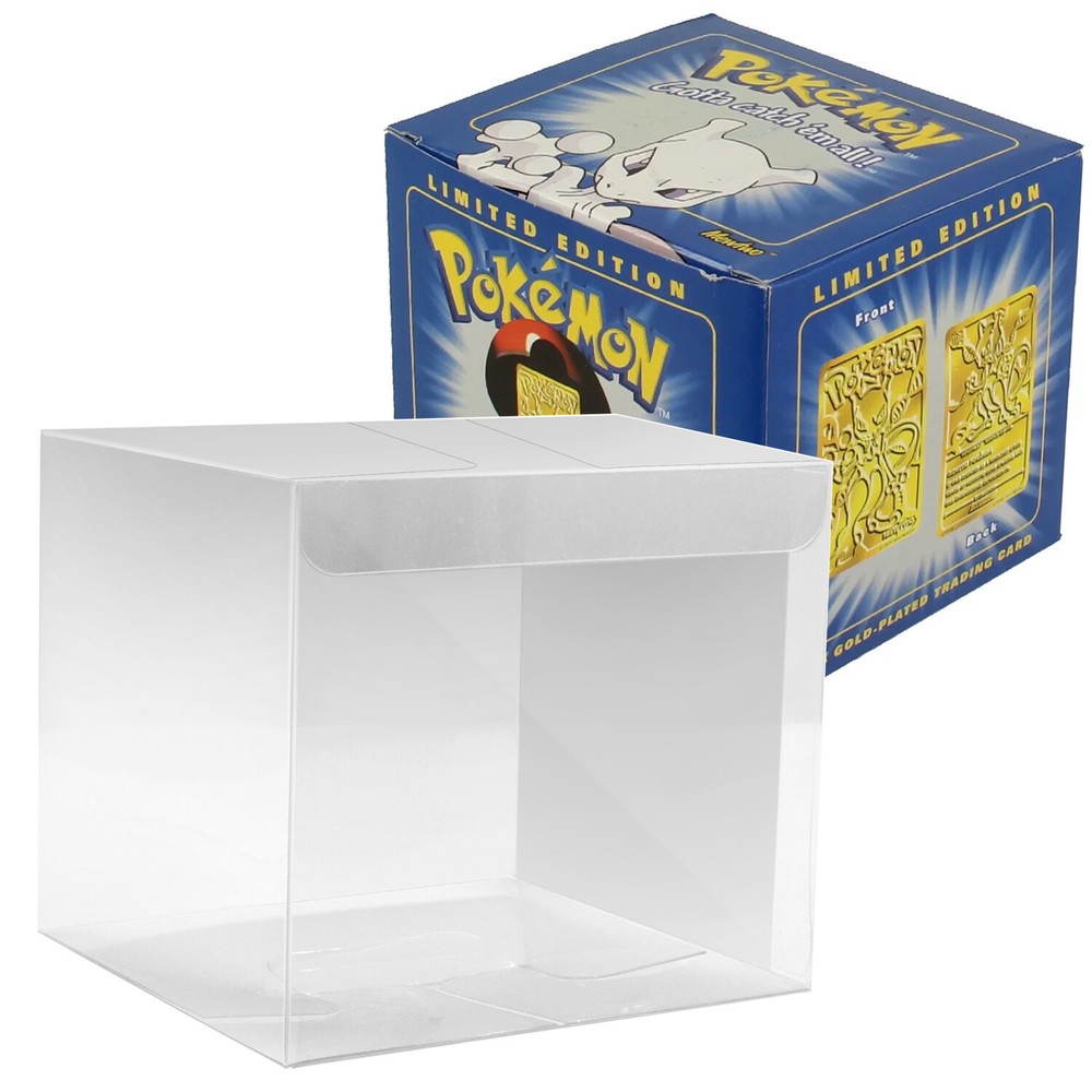 Clear Display Protector Box for Pokemon Burger King Collection Limited Edition