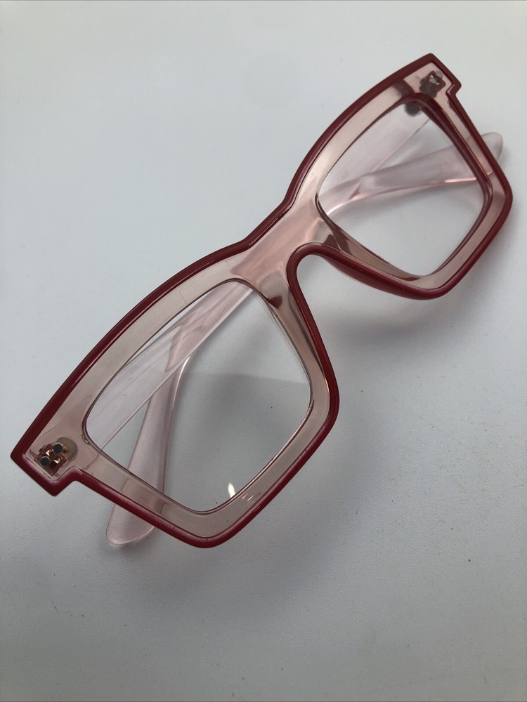 Glasses Blue Light Blocking Red Clear eyeglasses