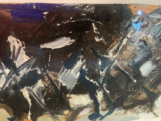Heinrich Siepmann oil on cardboard