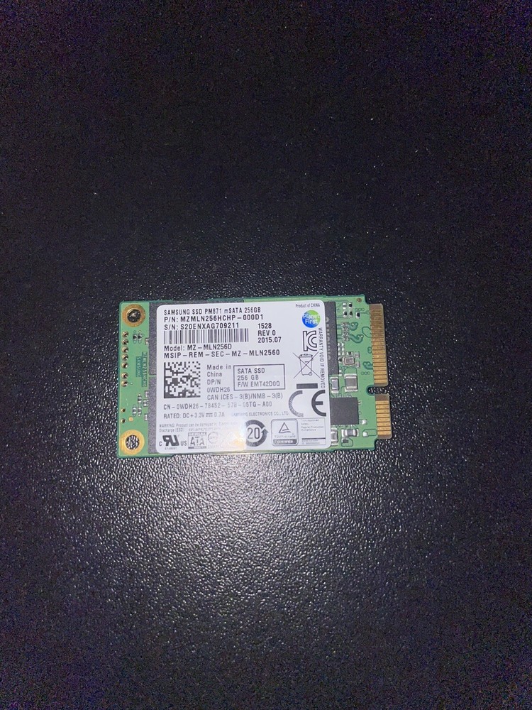 Samsung PM871 Internal SSD 256GB