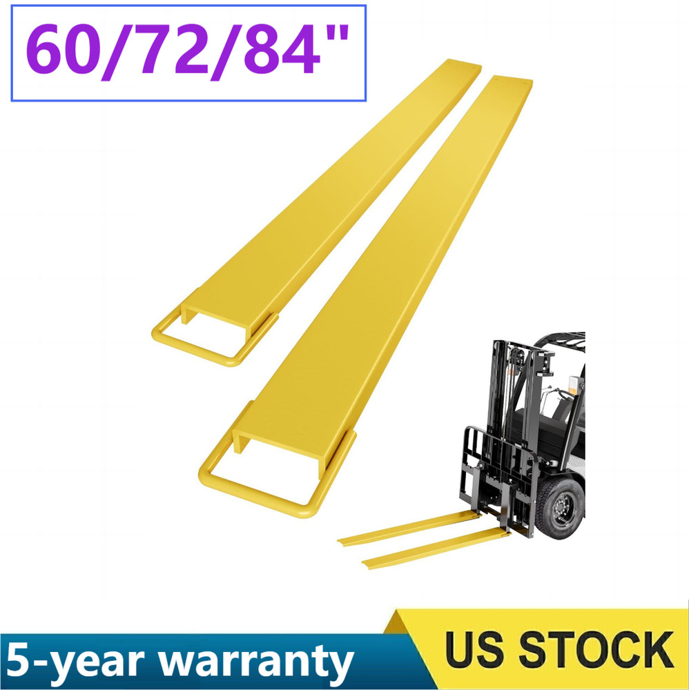 2pcs Heavy Duty Pallet Fork Extension Forklift Pallet Extensions Fork Extensions