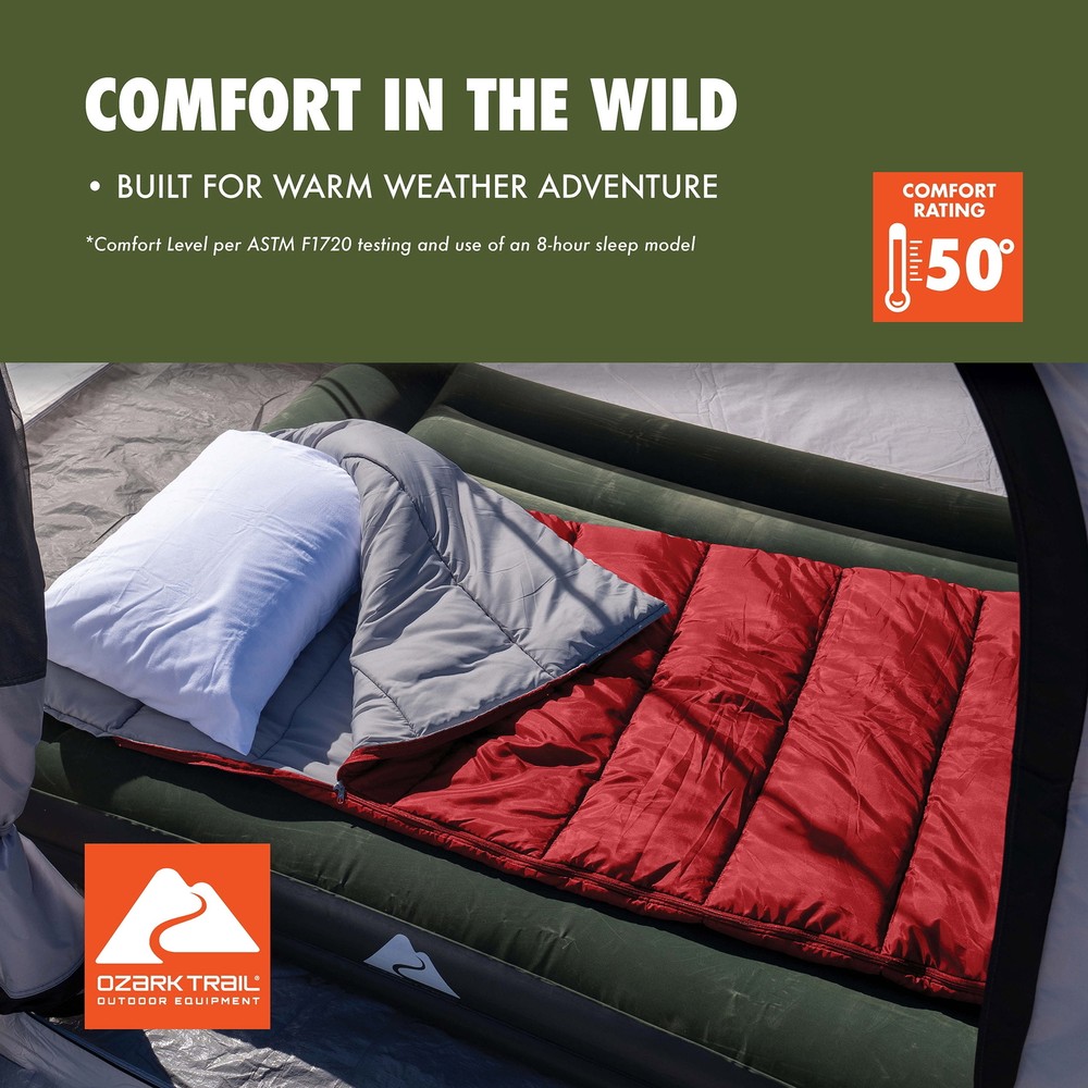 Ozark Trail 50 F Rectangular Sleeping Bag