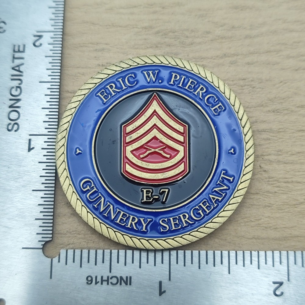USMC E-7 Gunnery Sergeant Challenge Coin