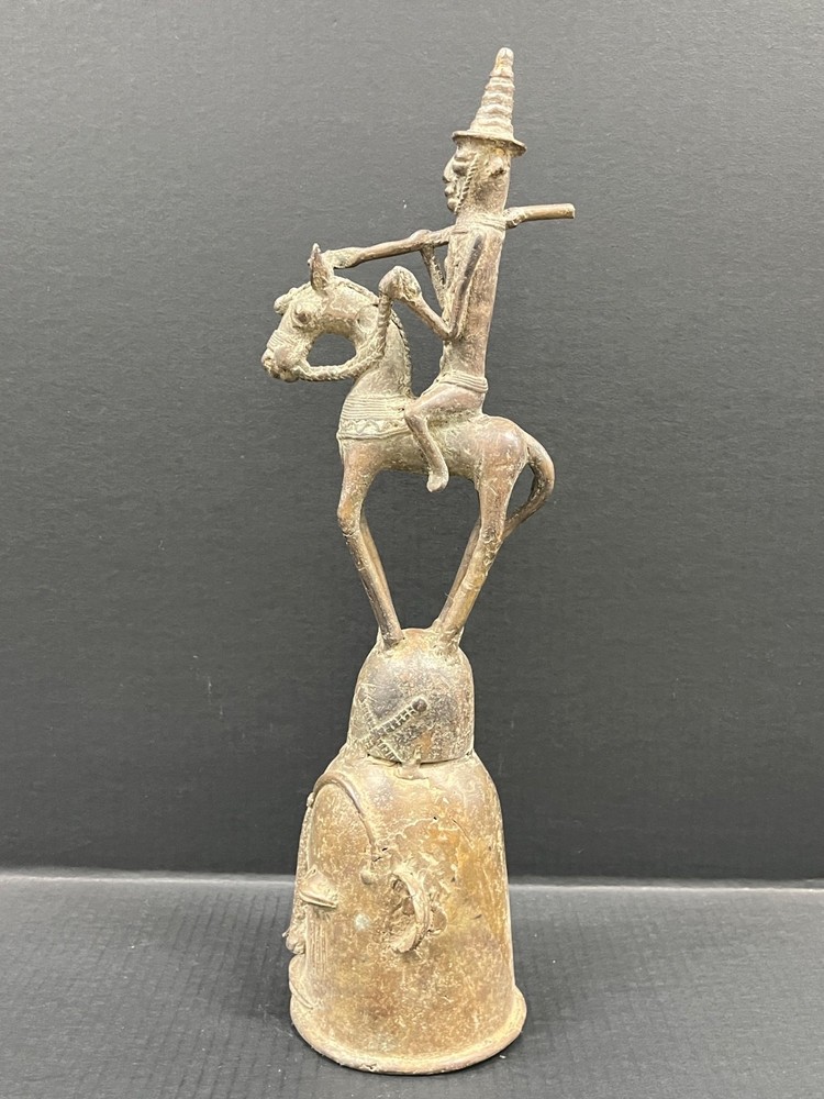 AFRICAN ART CHAD BRONZE BELL