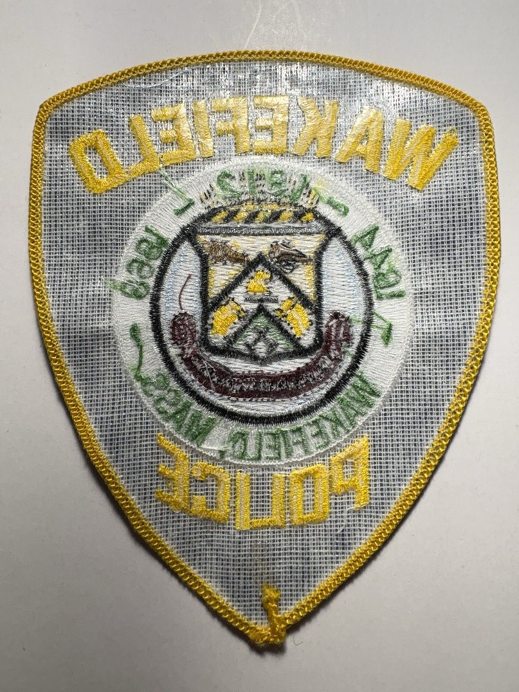 Wakefield Massachusetts Police Patch