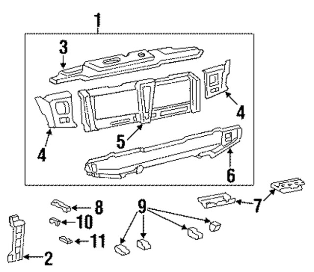 Genuine GM Mount Bracket 00469850