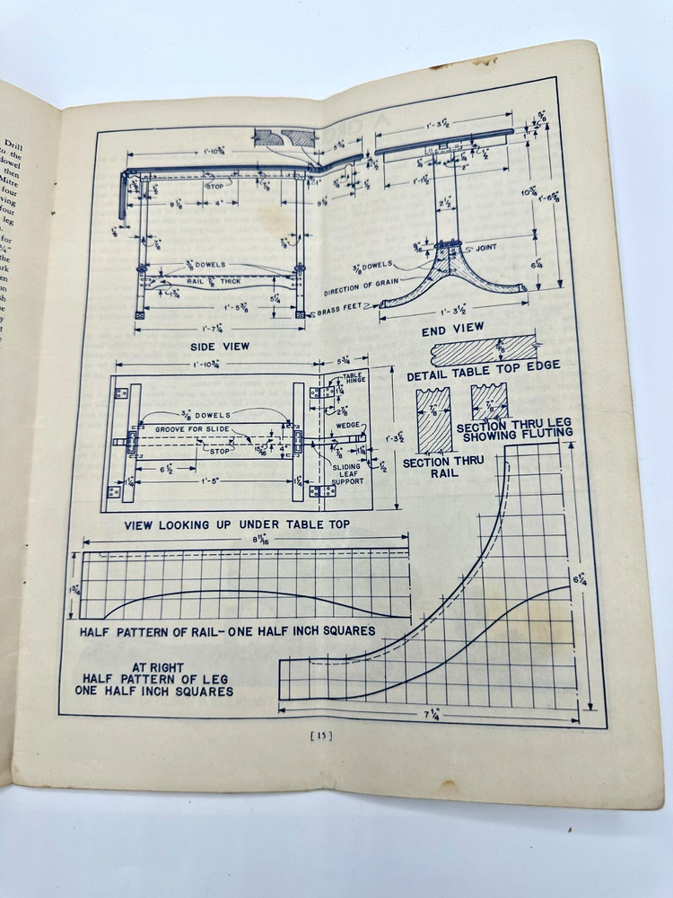 Gas Engine Secrets brochure/Home Workshop with Stanley tools Fold out Brochure