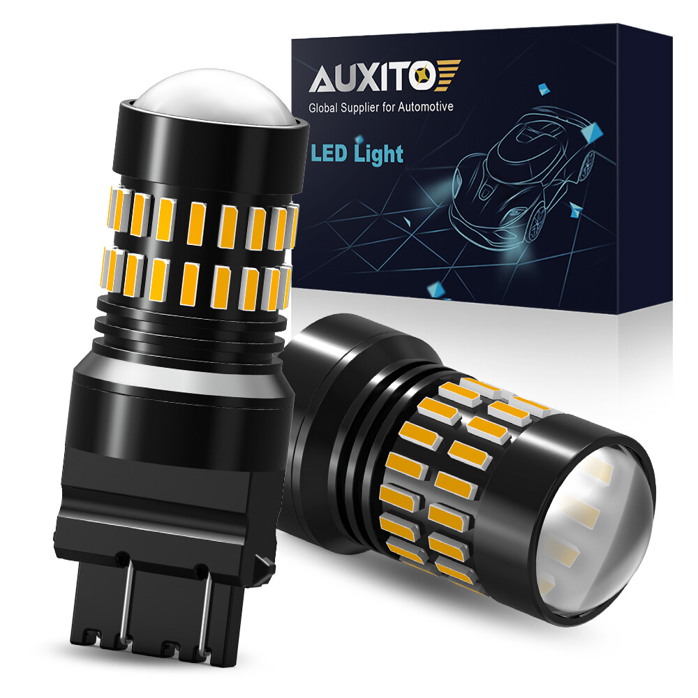 AUXITO 3156 3157 4157 LED Turn Light Signal CANBUS Bulbs Anti Hyper Flash Amber