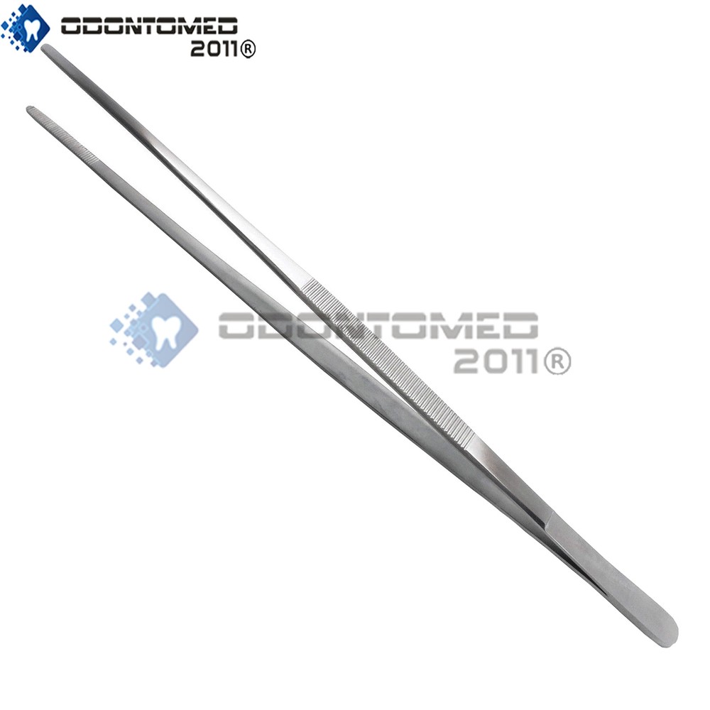 Huge Tweezers Thumb Dressing Forceps 12" Veterinary Surgical Instruments