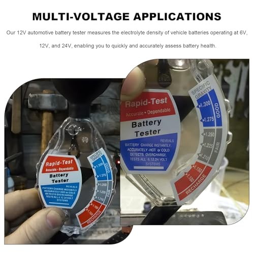 Deep Cycle Car Battery Hydrometer Tester & Analyzer with Car Battery Hydrometer