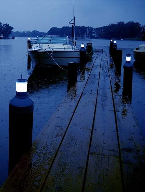 Dock Edge DE96268F Pile Cap Light, Solar