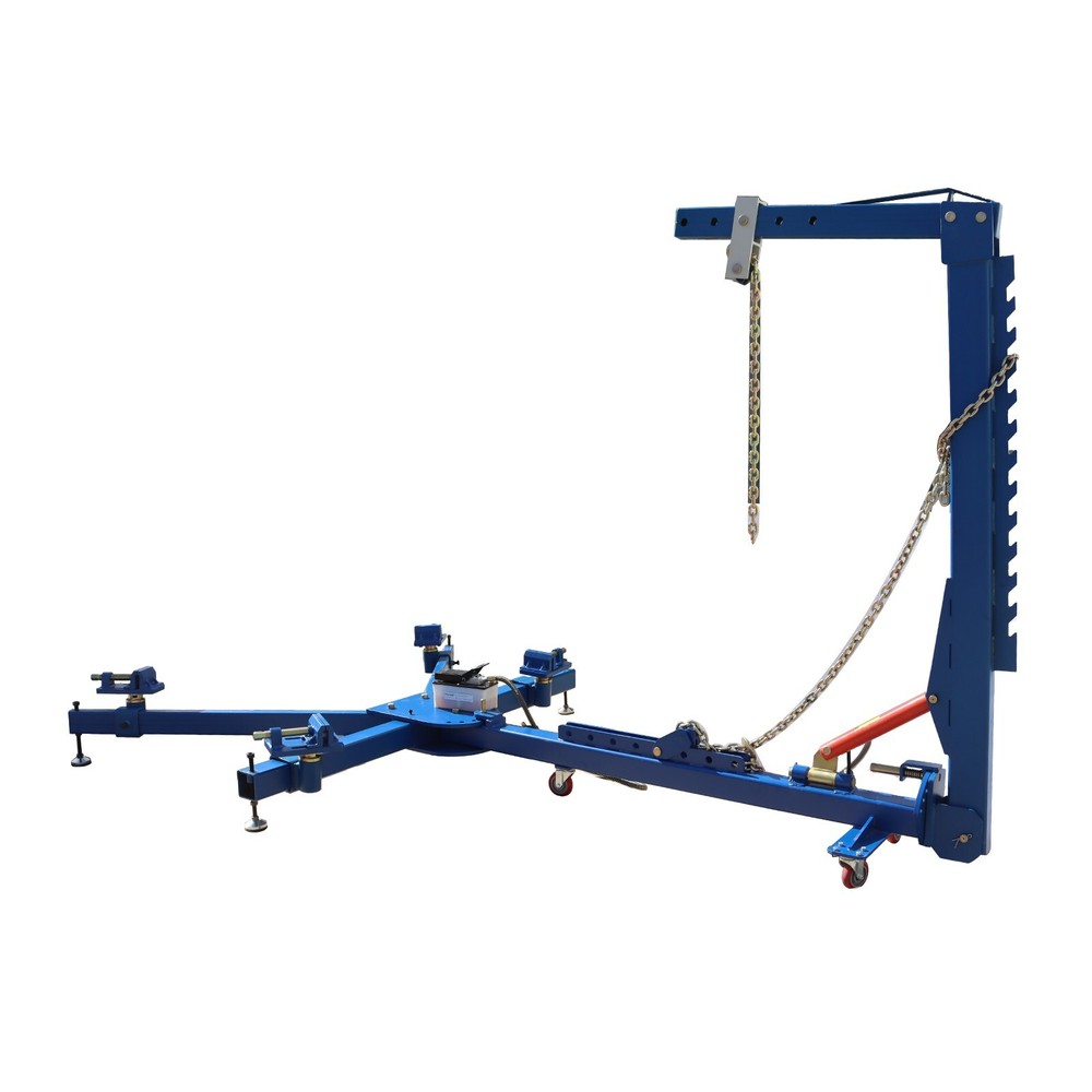 Auto Body Frame Puller Straightener Car Frame Machine 7716lbs Loading Capacity