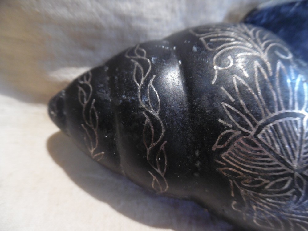 Bidriware Metal Seashell Ashtray