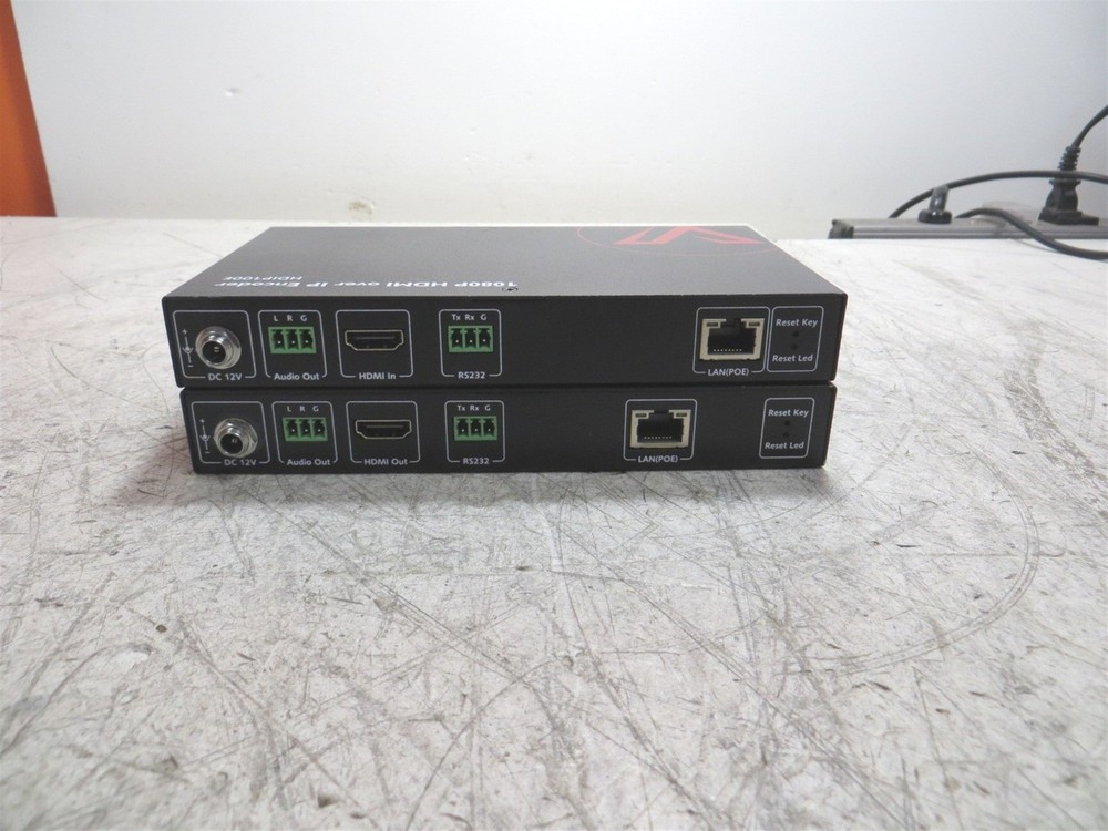 AV Access HDIP100D & HDIP100E 1080P HDMI over IP Encoder & Decoder No PSU