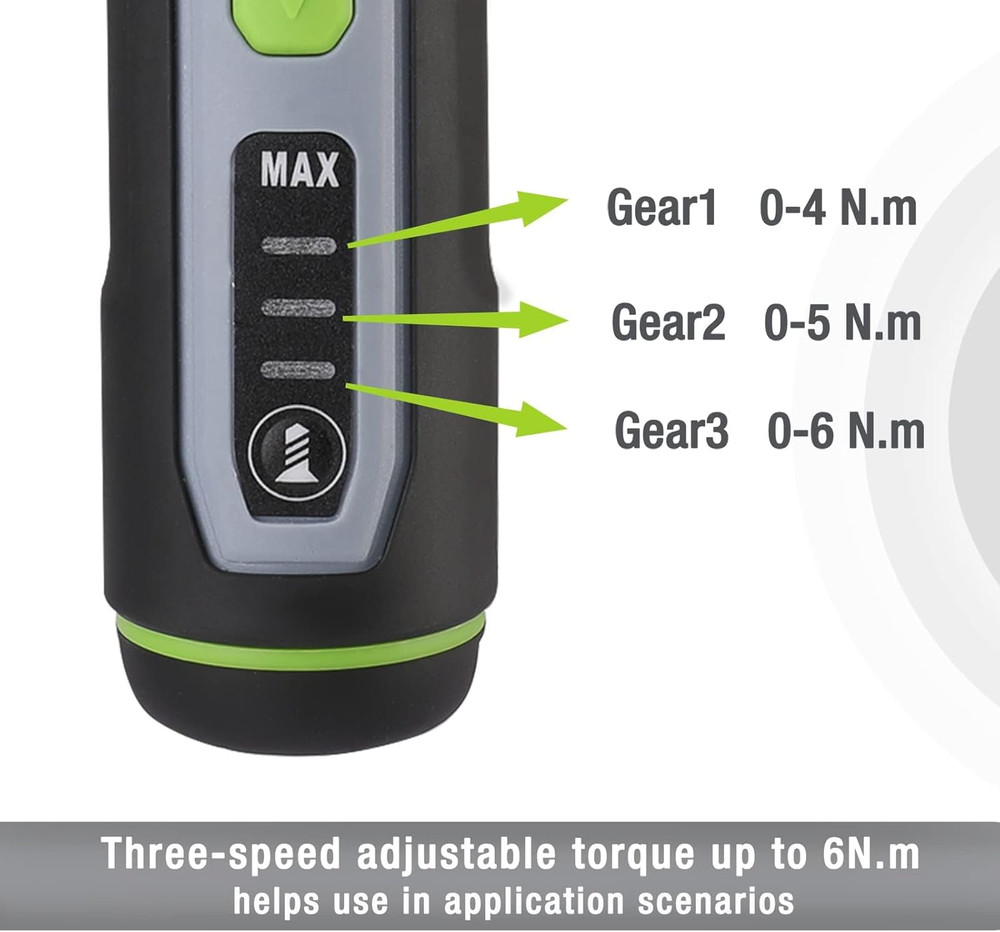 4V Electric Screwdriver, Rechargeable Cordless Screwdriver Set with 35 Bits, Ext