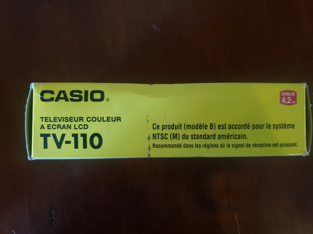 Casio Portable Color Tv