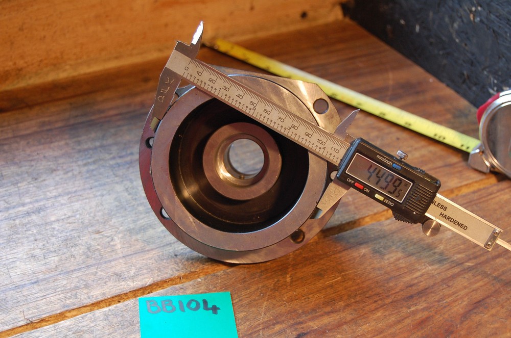 Pull Back Collet Chuck Spindle nose 4-1/2" OD mount Collet holder