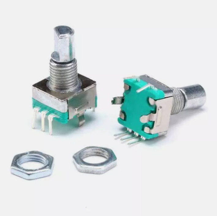 EC11 Plum Blossom Handle Half Shaft Handle Encoder Switch Digital Potentiometer