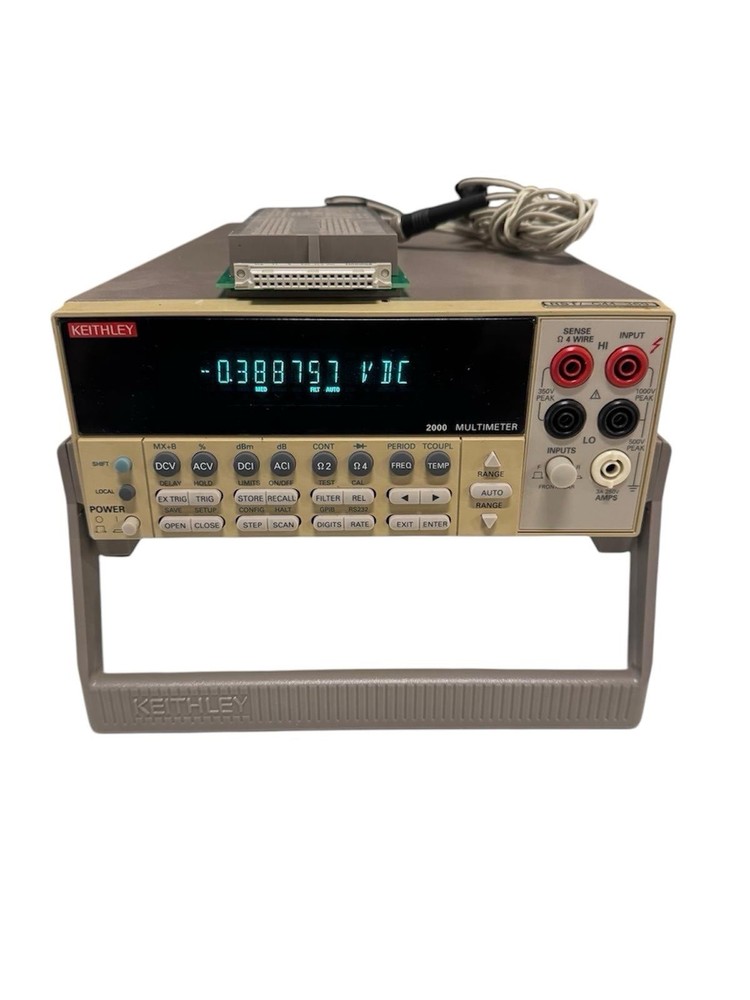 Keithley 2000 Precision Digital Multimeter With MODULE 2000-172-02A