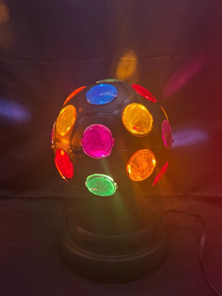 Vintage 8" Revolving Disco Light Ball