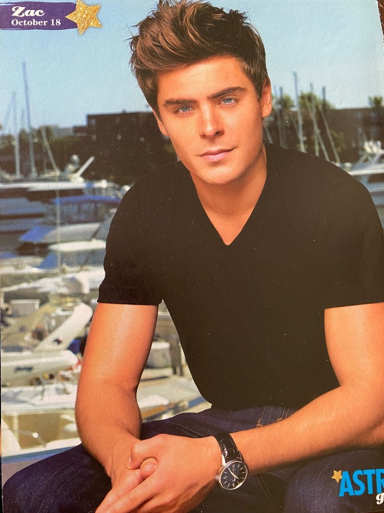 Zac Efron, Full Page Vintage Pinup