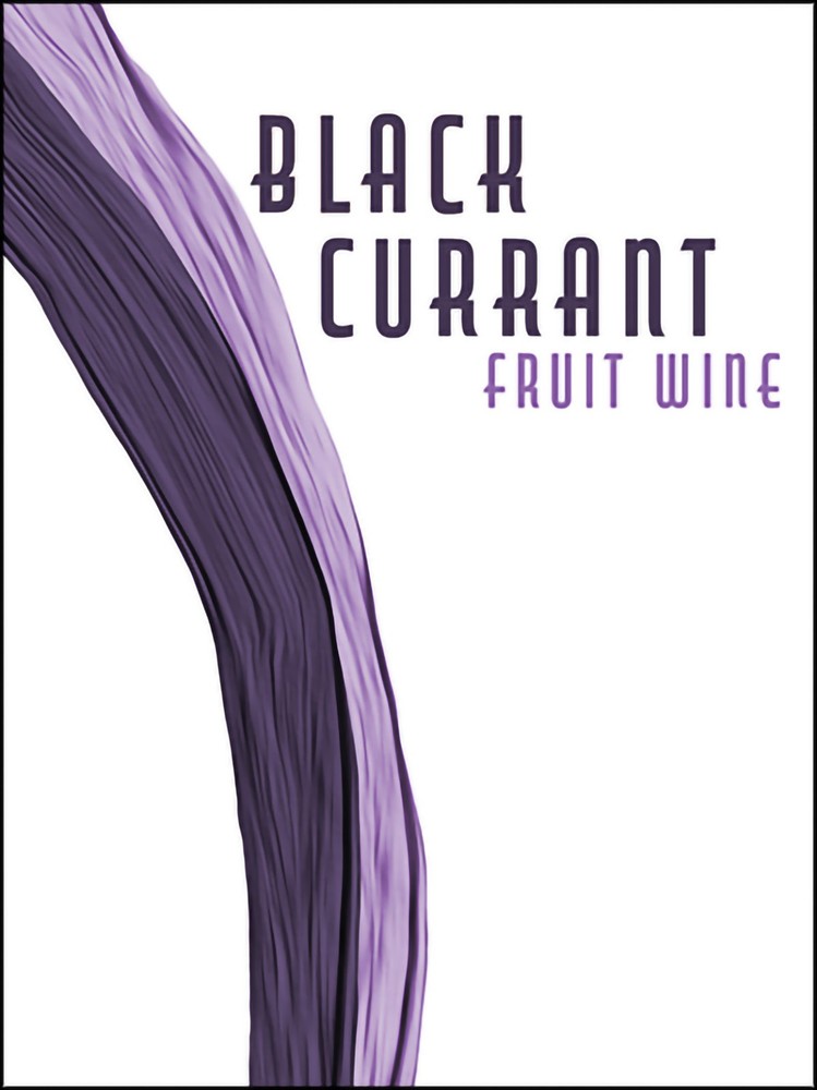 Black Currant Fruit wine Labels 30/Pack Fruit Labels Collection