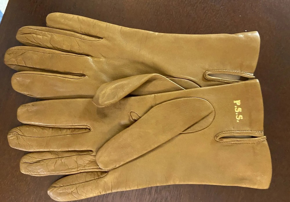 Genuine Leather Women’s Gloves Brown Lined Soft Soft Basic