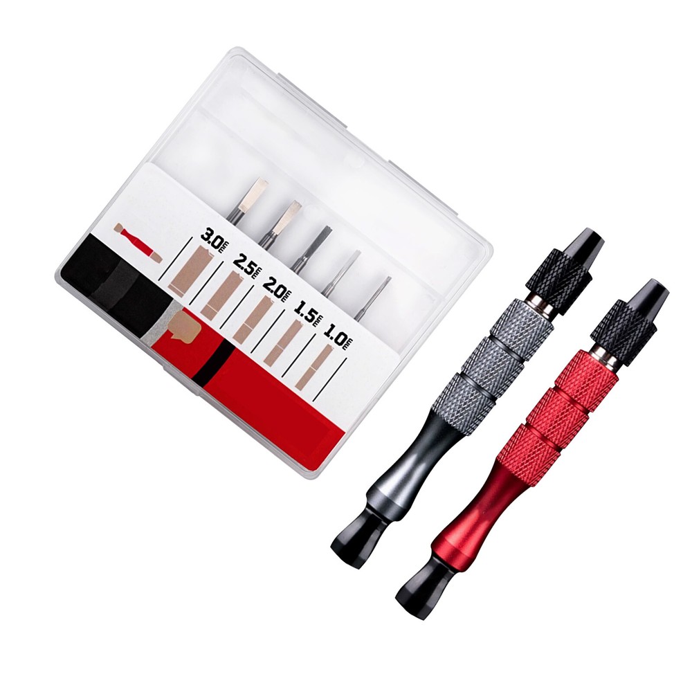 Quick-Release Centering Flat Bottom Drill Tool Set for Military Model Building