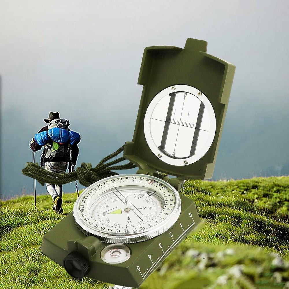 Waterproof Multipurpose Survival Camping Hiking Compass Geological Digital Comp