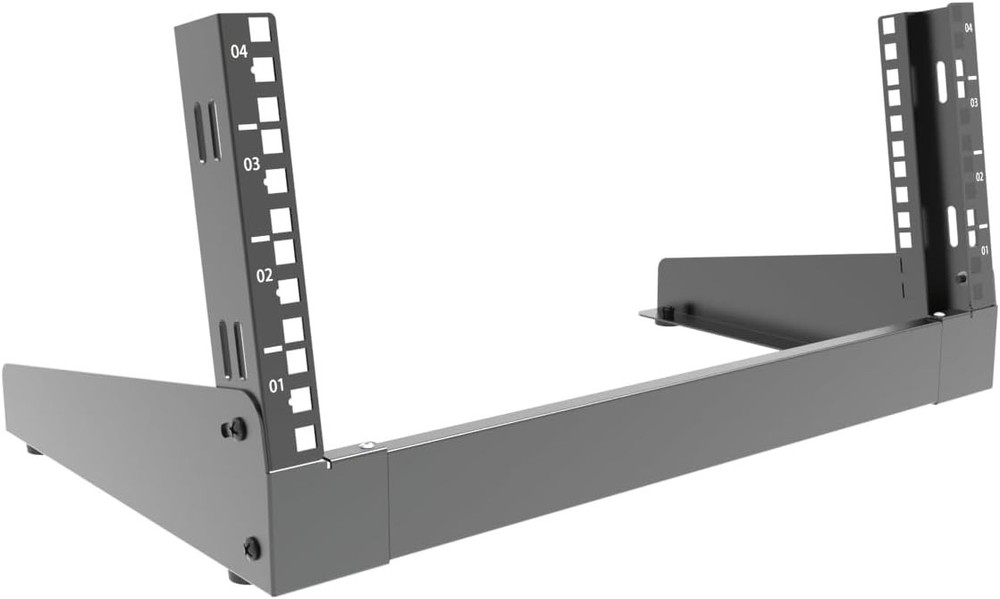 Non-Slip 4U Desktop Rack - Secure and Durable Frame for Networking Equipment