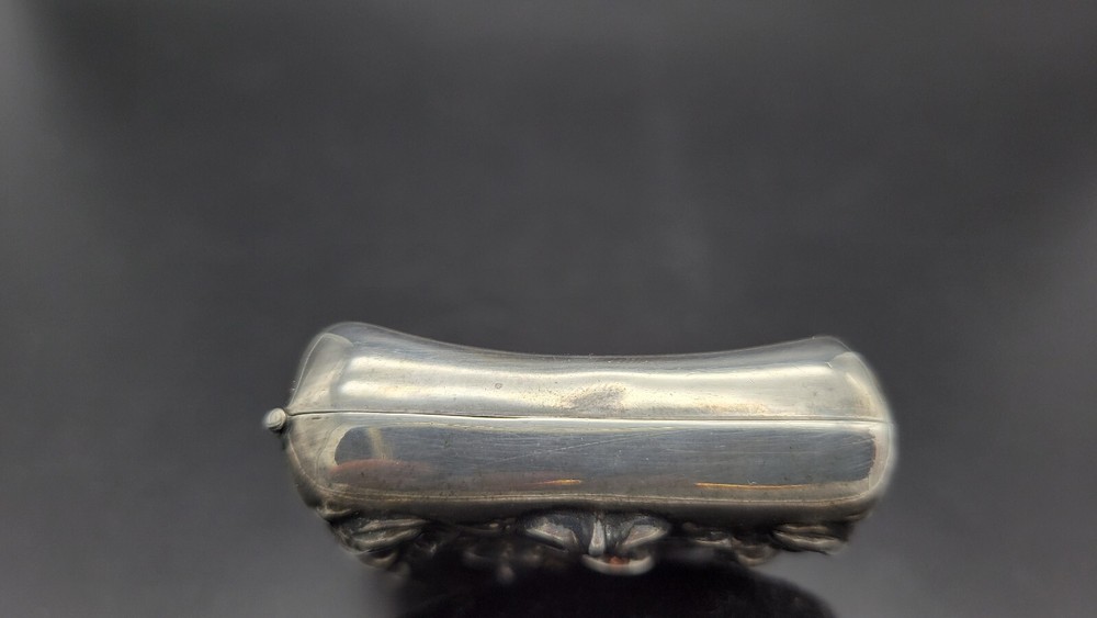 Antique Small Golfer Sterling Silver Cigarette Case