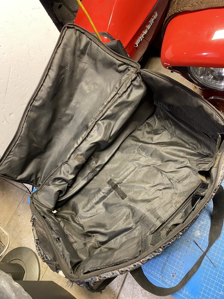 Large Fly Racing Roller Professional Equipment Bag Rolling Missing Handle As Is