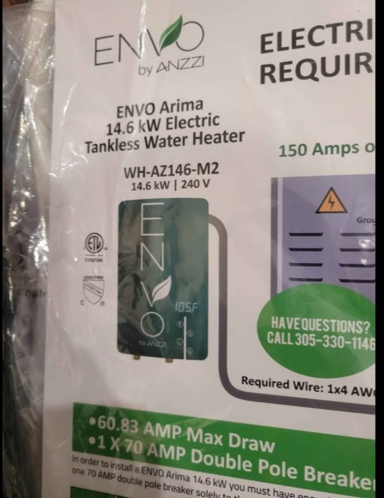New Envo by Anzzi Single Phase Tankless Water Heater