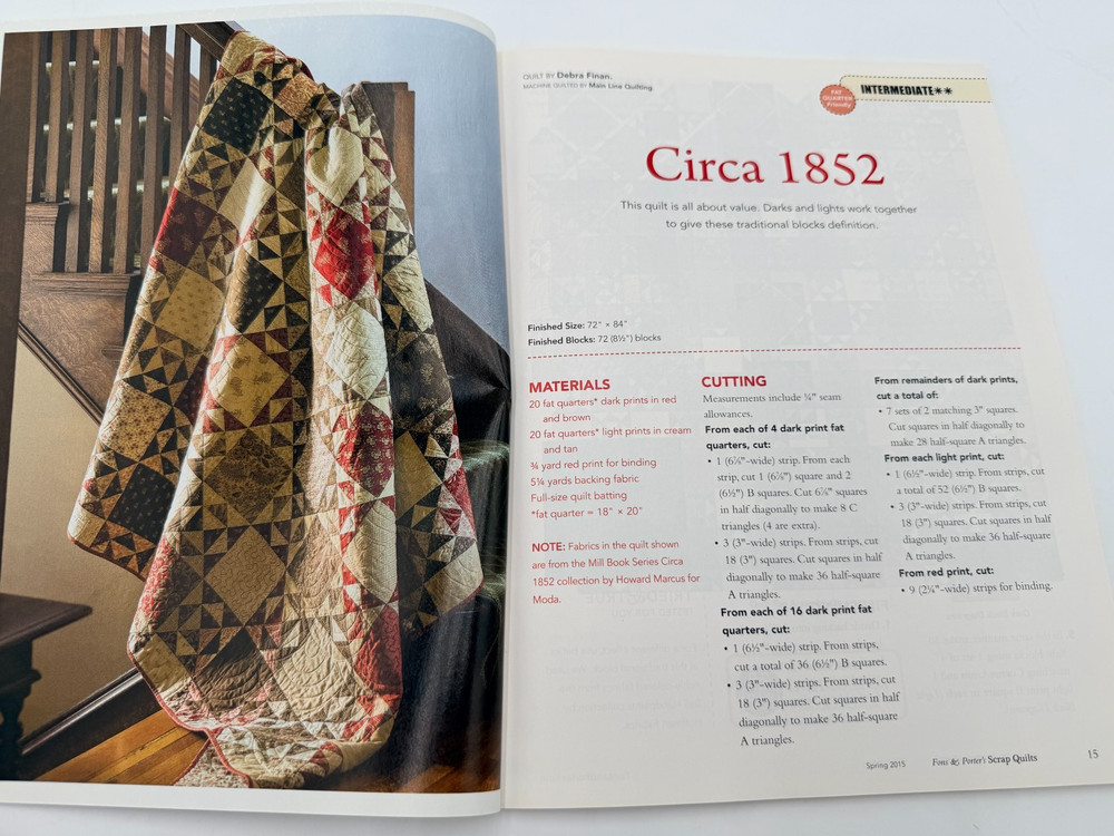 Various Quilting Magazines Projects and Patterns