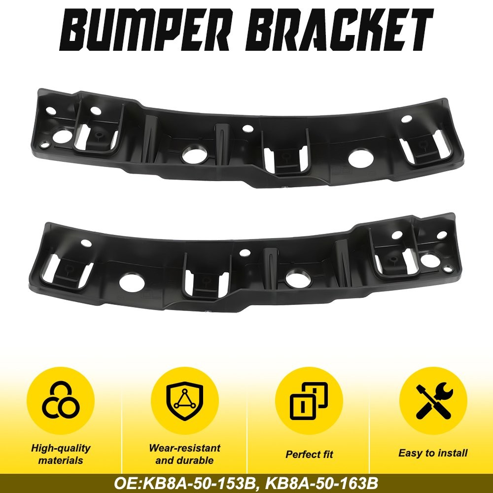 2Pcs Front Left & Right Bumper Bracket Support Mount For Mazda CX-5 2017 18-2021