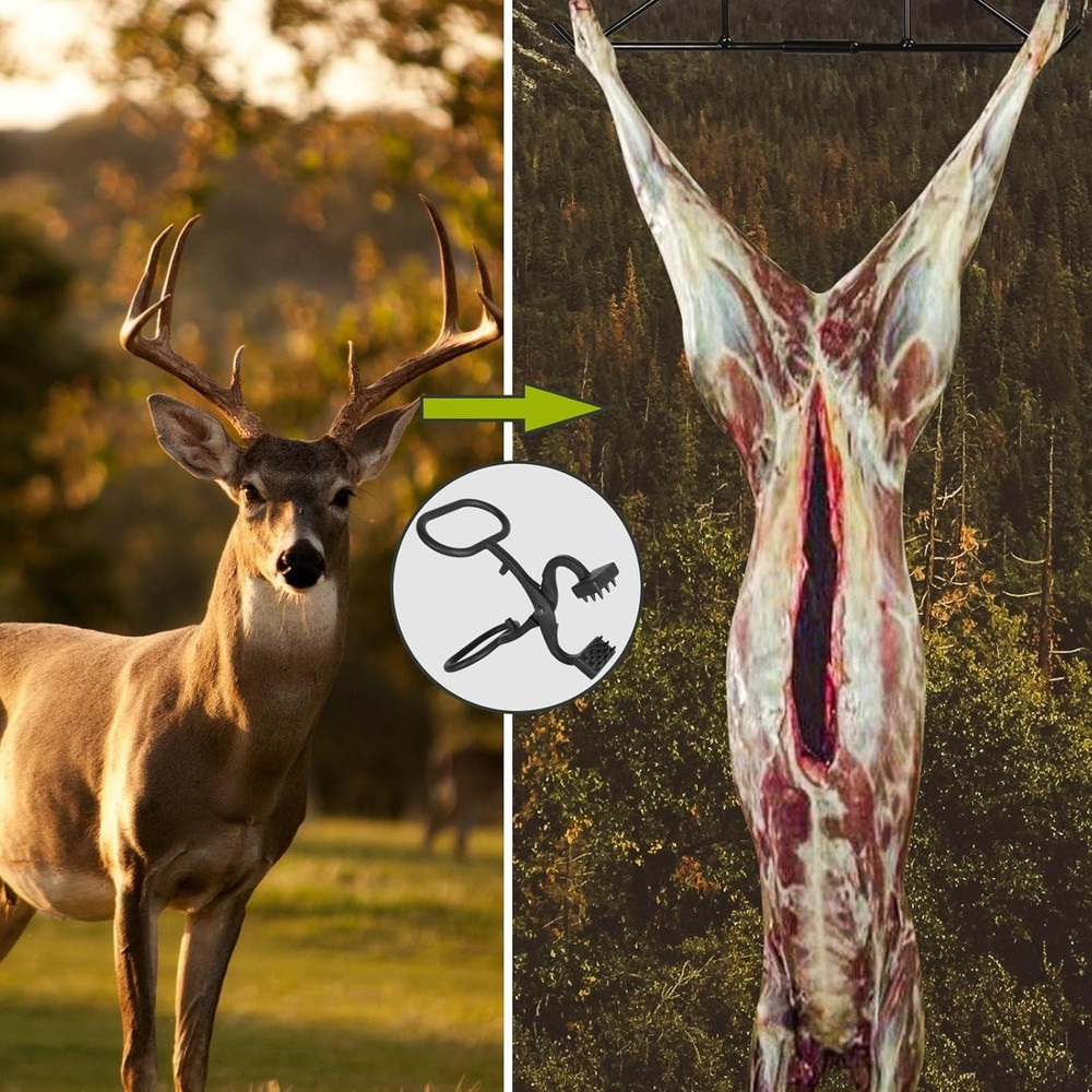 Durable Game Skinning Claw Tool - Ergonomic Hide Puller for Effortless Skinning