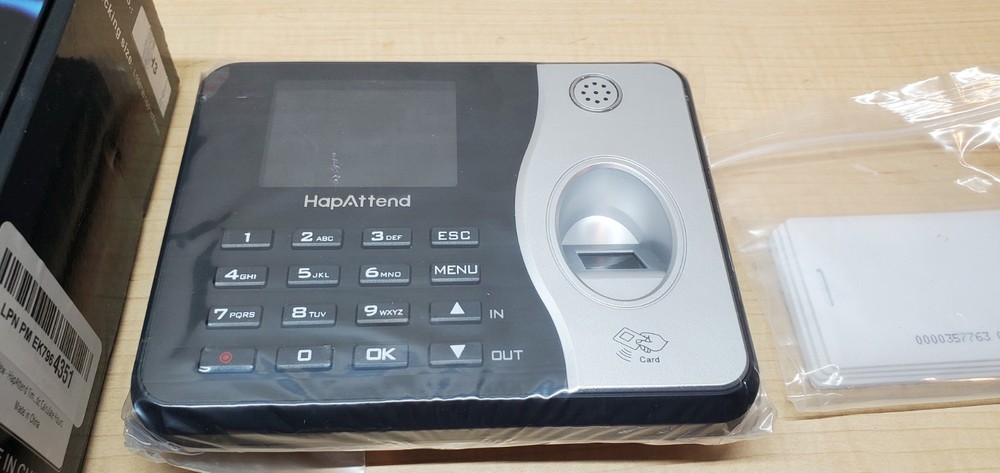HapAttend - Time Clock - Fingerprint Time Clock