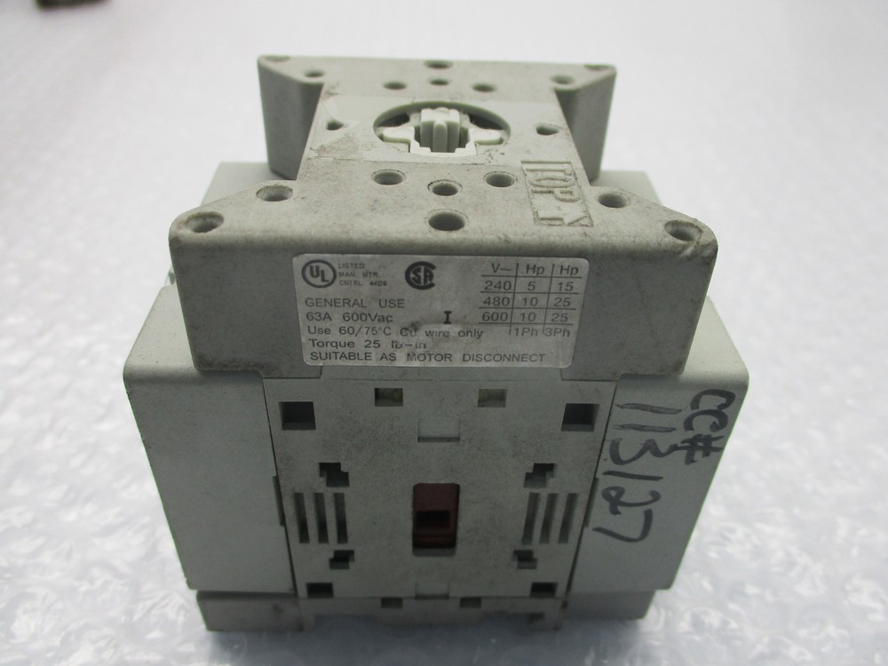 ALLEN BRADLEY 194E-E63-1753 SER.B LOAD SWITCH NSNP