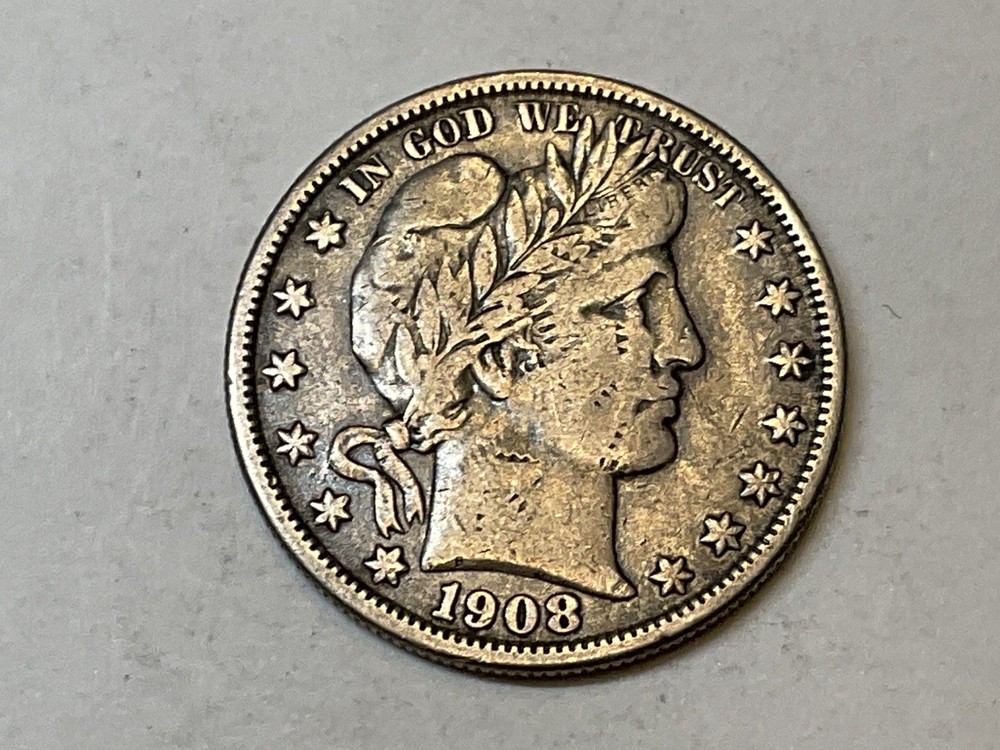 1908-O Barber Half