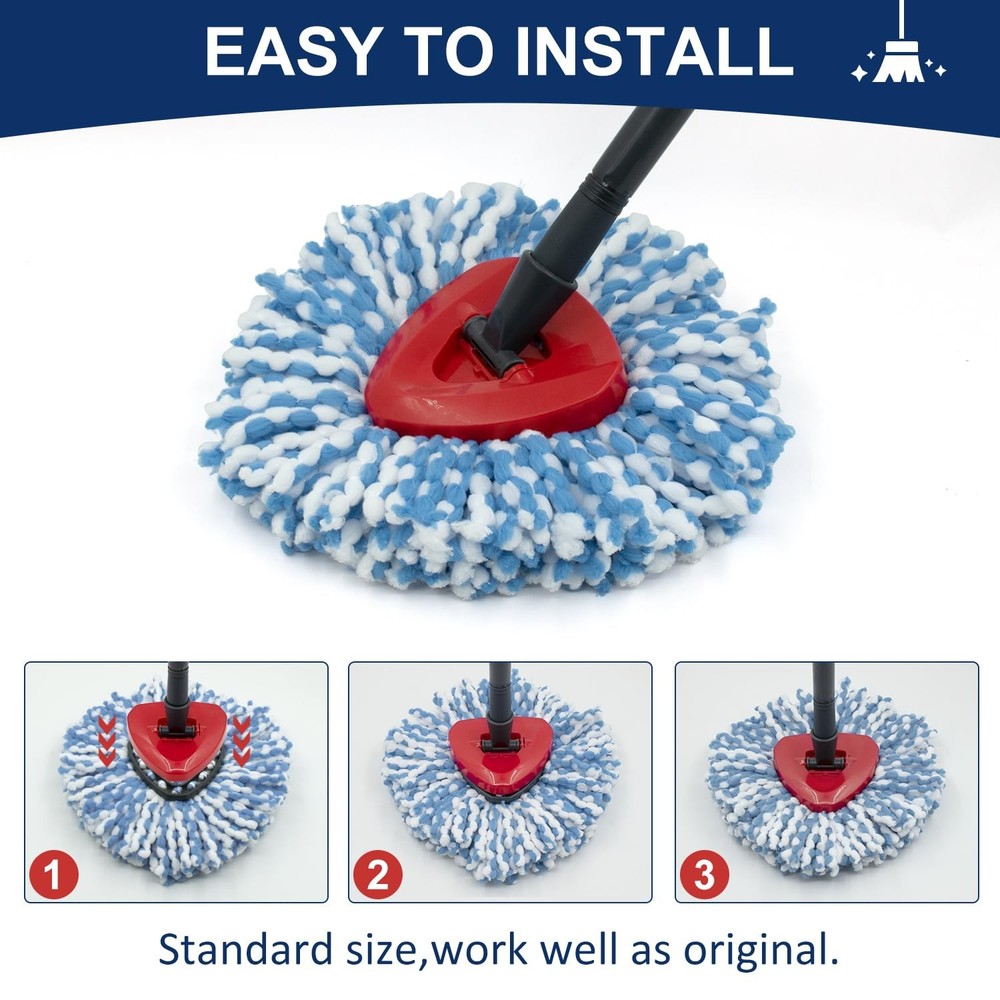 Spin Mop Head Base with Ocedar RinseClean 2 Tank System Only Spin Mop Heads B...