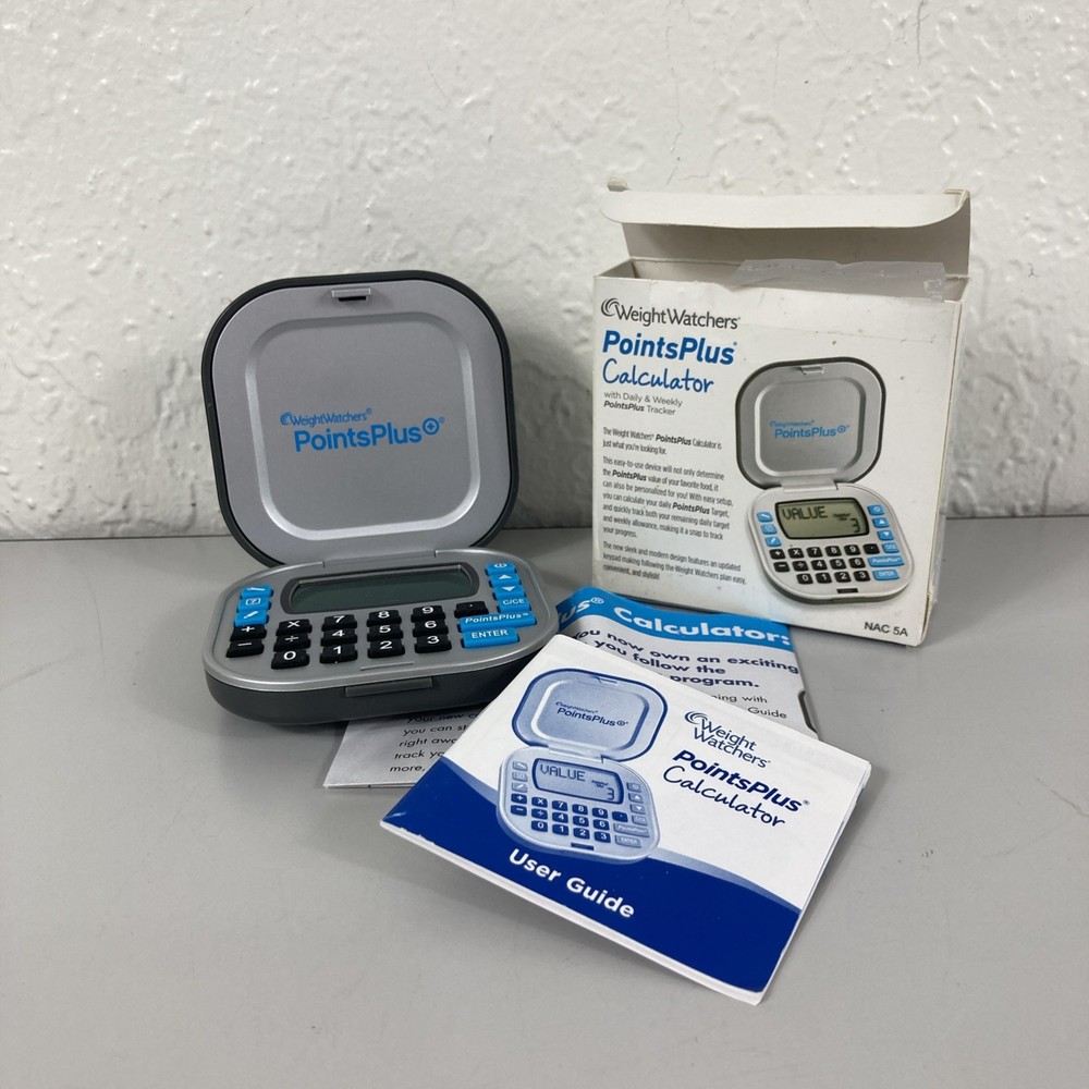 VTG Weight Watchers PointsPlus Calculator With User Guide Daily Weekly Tracker