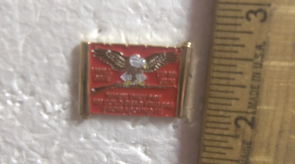 I Will Give Up My Gun … Pin