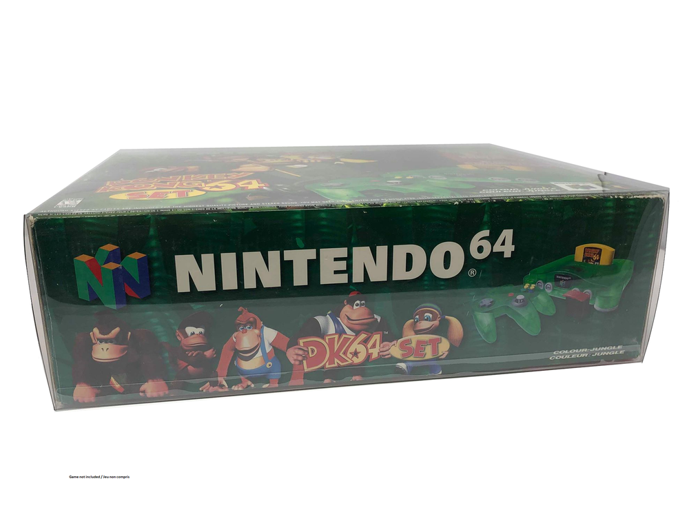 BOX PROTECTOR FOR N64 NINTENDO 64 CONSOLE CLEAR PLASTIC CASE