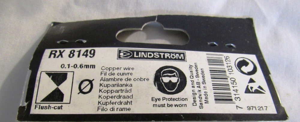 LINDSTROM RX 8149 FLUSH CUT ERGO PRECISION CUTTER